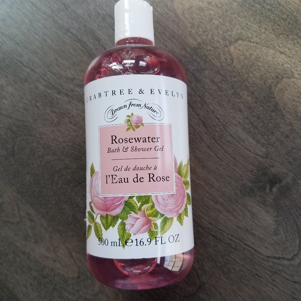 Rosewater Bath & Shower Gel unisex NEW